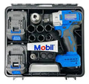 Pneumática Chave De Impacto 48v Furadeira Parafusadeira 2 Bateria 20000 mAh Motor s Escova Bivolt - Exbom