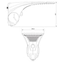 Chuveiro Elétrico Duo Shower Quadra Eletrônico 7500W Lorenzetti